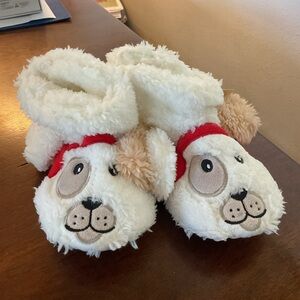 Puppy dog, soft slippers by snow wear toddler large 11/12 nwt grippers